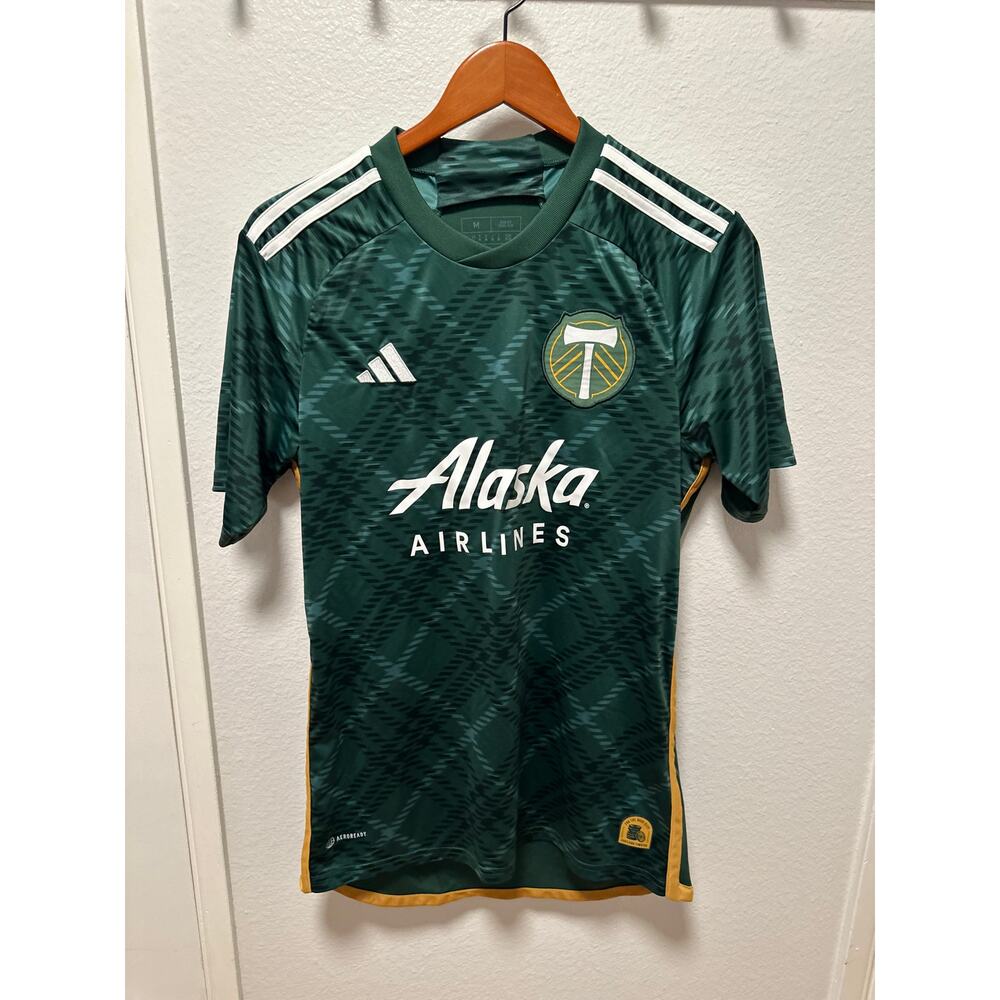Adidas Portland Timbers Home Jersey, Mens Medium